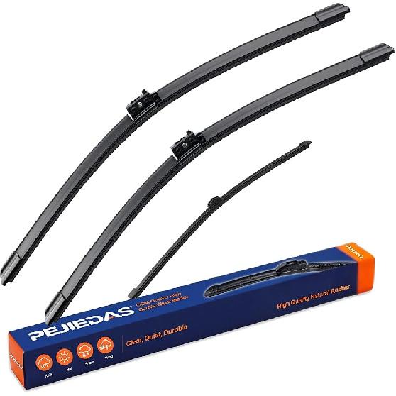 OEM Quality Front Wiper Blades, Replacement For 1995-2004 Toyota Tacoma/ 1984-2002 Toyota 4Runner, OE Original Style (17 Inch + 17 Inch Front Wiper