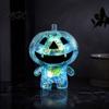 Clear Pumpkin Toys Halloween Stress Relief Toy, Glitter Man Squeeze Holiday Sensory Fidget Toy for Party Favors Tactile SensoryToy