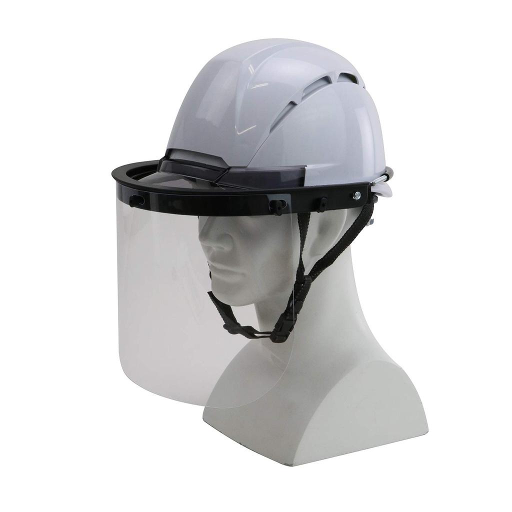 SK11 Disaster Prevention Face Mask for Helmets, Clear, SFS-2C