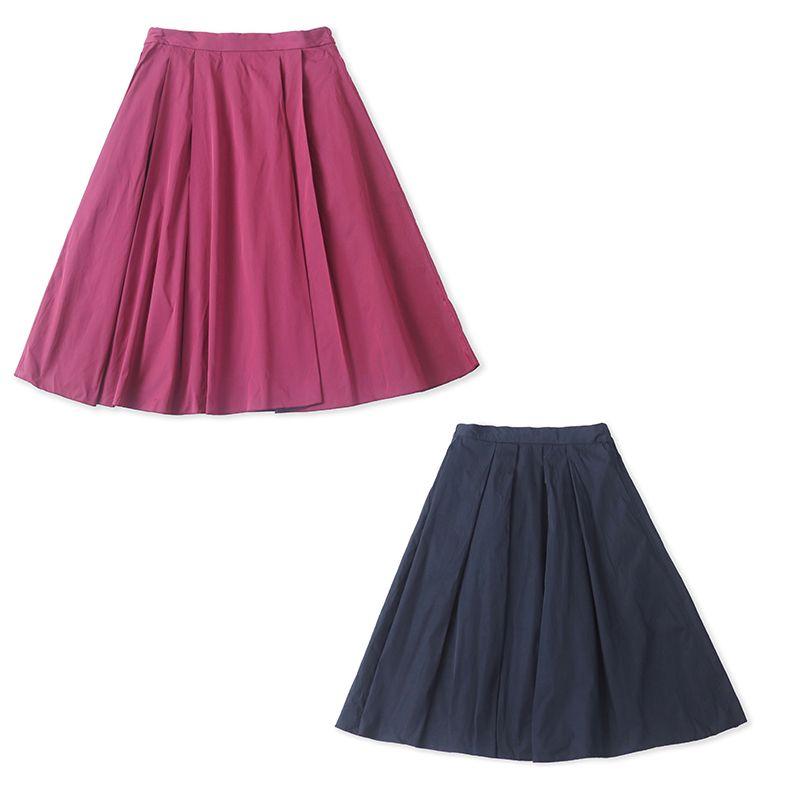 

Export Summer Women s Skirt Double-Sided Elastic Waist Western Style All-Matching Temperament Youthful-Looking A- line Skirt Comfortable Long Skirt Slight Flaw-Wine Red 36