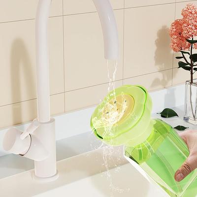 Kitchen Detergent Dispenser Dishwashing Liquid Dispenser Flower Press-Type Soap Dispenser For Kitchen Sink Outdoor Bathroom