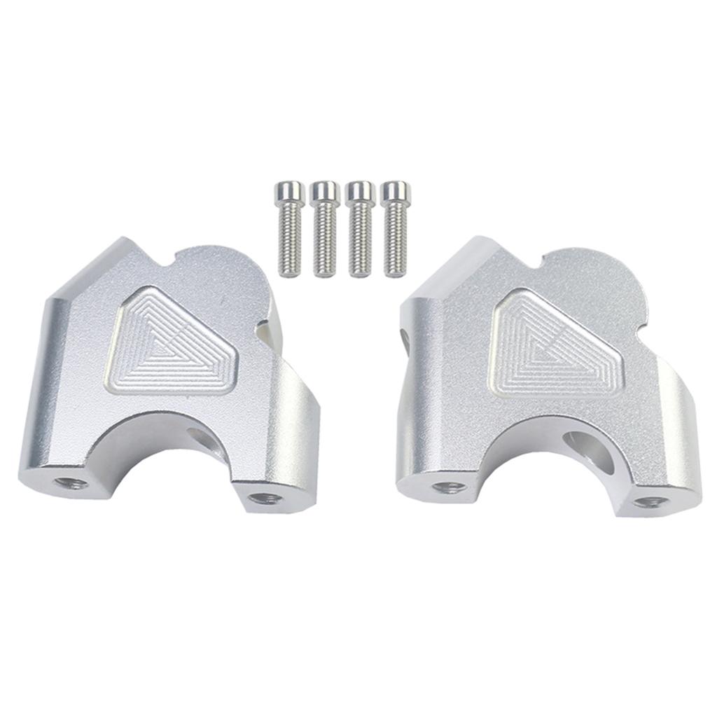 Verbessertes 2er-Pack Lenkererhöhungen Motorrad Aluminiumlegierung Lenkererhöhungen Höhenadapter für R1200GS/R1250GS/ADV
