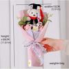 Stuffed Little Bear Doll Bouquet Cartoon Simulated Bear Doll Bouquet  Graduation Gifts