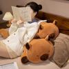 New Wings Capybara Long Sleep Pillow Stuffed Capibara Plushie Fluffy Doll Soft Sofa Cushion Nap Sleeping Toys for Home Bed