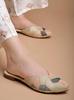 Sheotopia Women Stylish Belly Mules | Slip-On Closed Toe Casual Flats for Office & Daily Wear Loafers