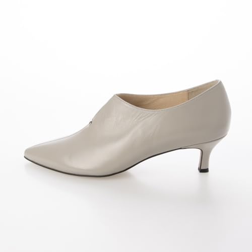 Carino CALF23009 Women's Pumps, Gray, Size 23.5 Cm