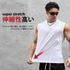 Manatsulife Sleeveless Tank Training for Strength Training and BXT3 Men's Top, Wear, Sweat-Wicking, Quick-Drying, Lightweight, Stretchable,