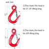 1T-3Ton 1-3M 1-leg  Towing Hook Parts  Complete Set of Assembly Towing Rope Auto Boat Tralier  Sling Rope
