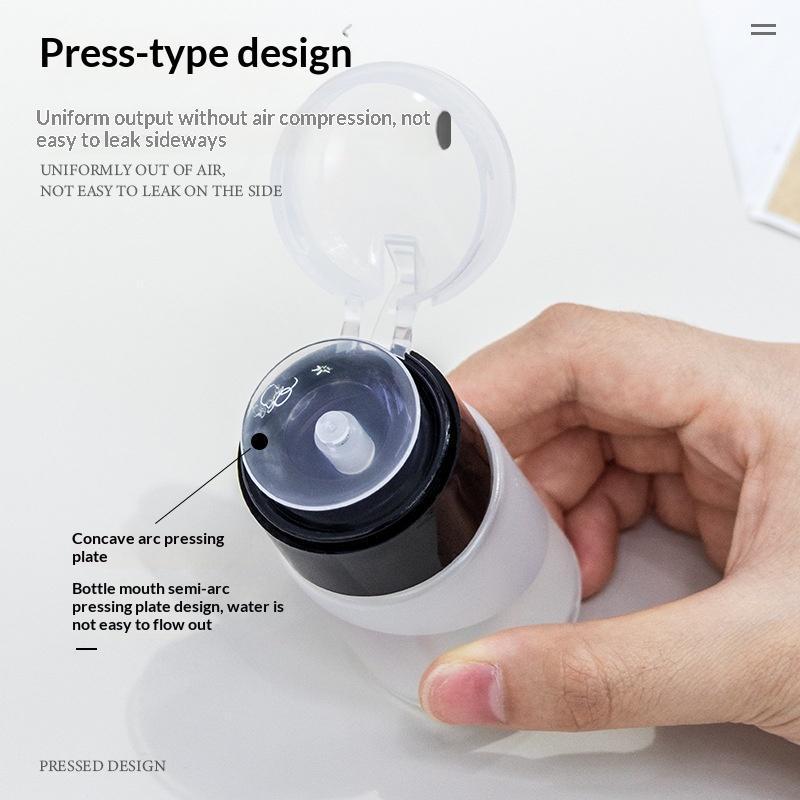 Nail Art Press Pump Bottle Leakproof Design Easy Press Dispensing For Home Diy Nail Care Salon Use