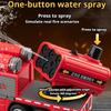 1:50 Spray Fire Truck Alloy Diecast Model Toys Car One Click Water Spray Sound Light Pull Back Removable Pipeline Cars Kids Gift
