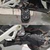 Black Adjustable Foot Pegs Footrest Pedal For Bmw R1200Gs R1250Gs Adventure