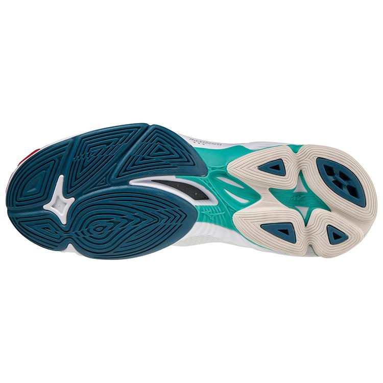 New Mizuno Wave Lightning Z7 'White Green Red' V1GA220048