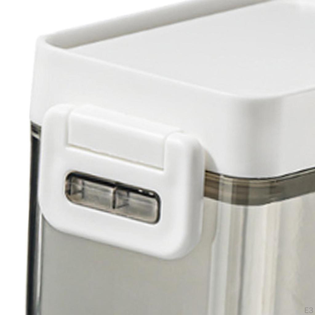 Airtight Food Organizer with Scoop for Fridge Cabinet Countertop Sugar