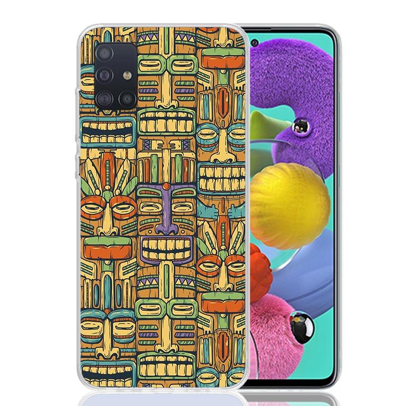 

Mayan Stone Totem Pole Phone Case For Samsung Galaxy A52 A32 A22 A12 A02S A50S A30S A51 A31 AA71 Note 20 Ultra 10 S10 Plus Galax Samsung A50