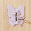 1/4PCS Self Adhesive Rotating Wall Hook Waterproof Adhesive Wall Hook  Kitchen Bathroom Storage