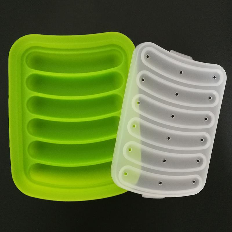 Sausage MakerSausage Silicone Mold DIY Hot Dog Handmade Ham Sausage 6 In 1 Making and Refrigerated Hot Dog (holiday Best Gift)