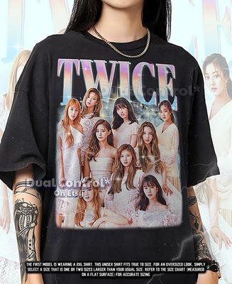 TWICE Bootleg Shirt, Twice Retro Tees, K-Pop Group T-Shirt, Pop Longsleeve, Twice Vintage Sweater #saf