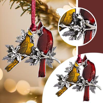 (Nikita) Christmas Tree Ornaments Metal DoubleSided Printing Ornaments Holiday Ornaments