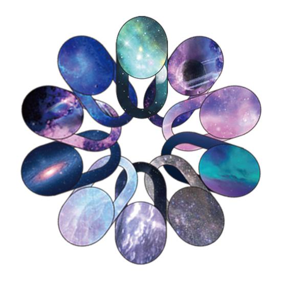 Webcam Cover Ultra-thin Anti-scratch Privacy Protection Anti-spy Dustproof Universal Starry Sky Flowers Camera