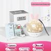 Rabbit Starry Sky Projector Light, Bluetooth Music Night Light, Ideal Birthday Gift