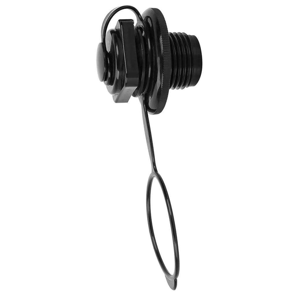 23.9mm Black Plastic Inflatable Fishing Boat Replacement Air Valve