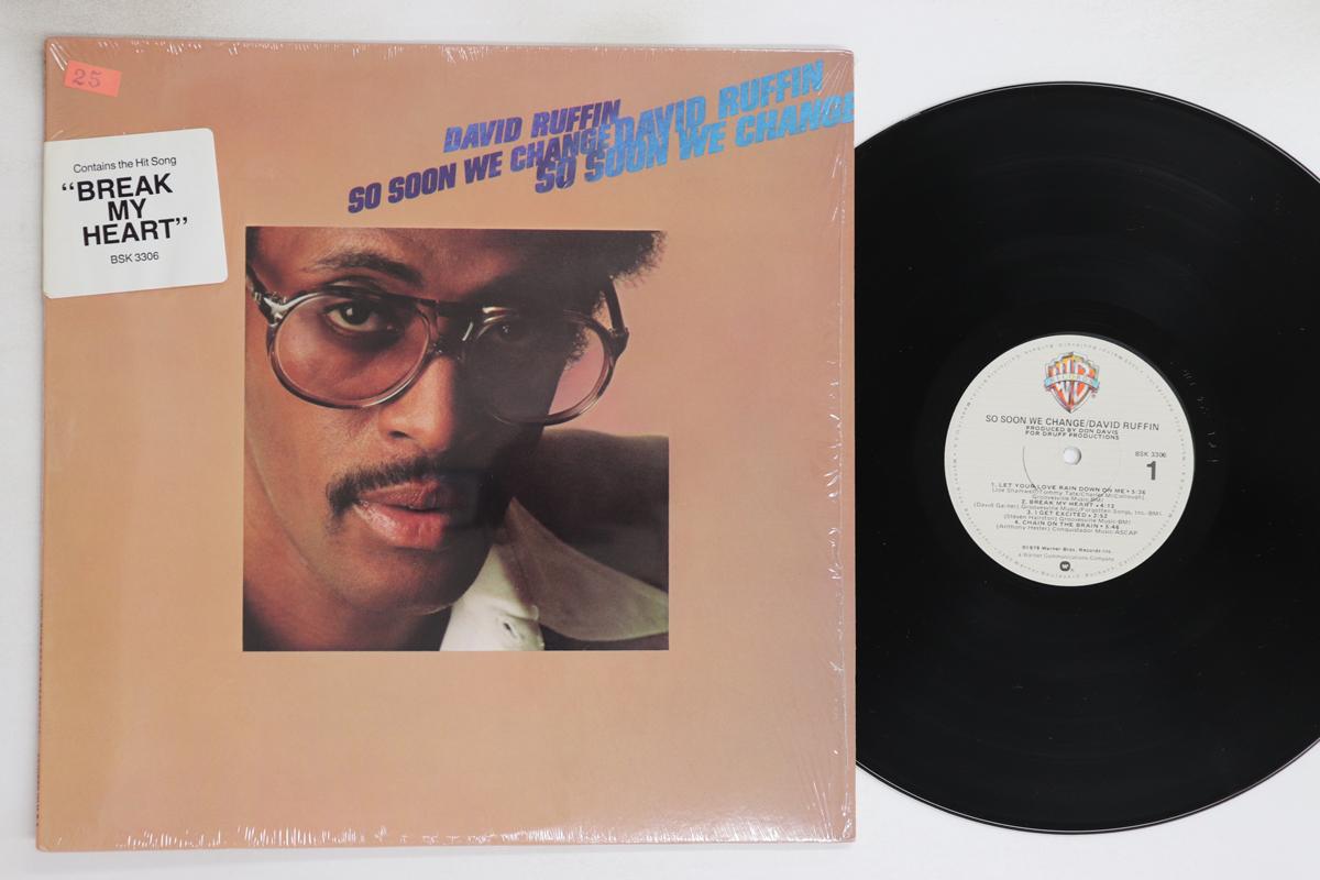 

LP Record DAVID RUFFIN - So Soon We Change BSK3306 WARNER BROS 1979 US Soul/Funk Used