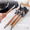 Stove Organizer Lid Stand Cap Shelf Wall-mounted Pots Cover Rack Pot Lid Holder Spoon Holder