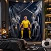 Væghængt Gobelin Cristiano Ronaldo Print Stof til Stue Soveværelse Boligindretning