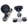304 Stainless Steel Ferrule Valve, Double Ferrule Straight-through Valve 8mm, 1x 304 Stainless Steel Ferrule