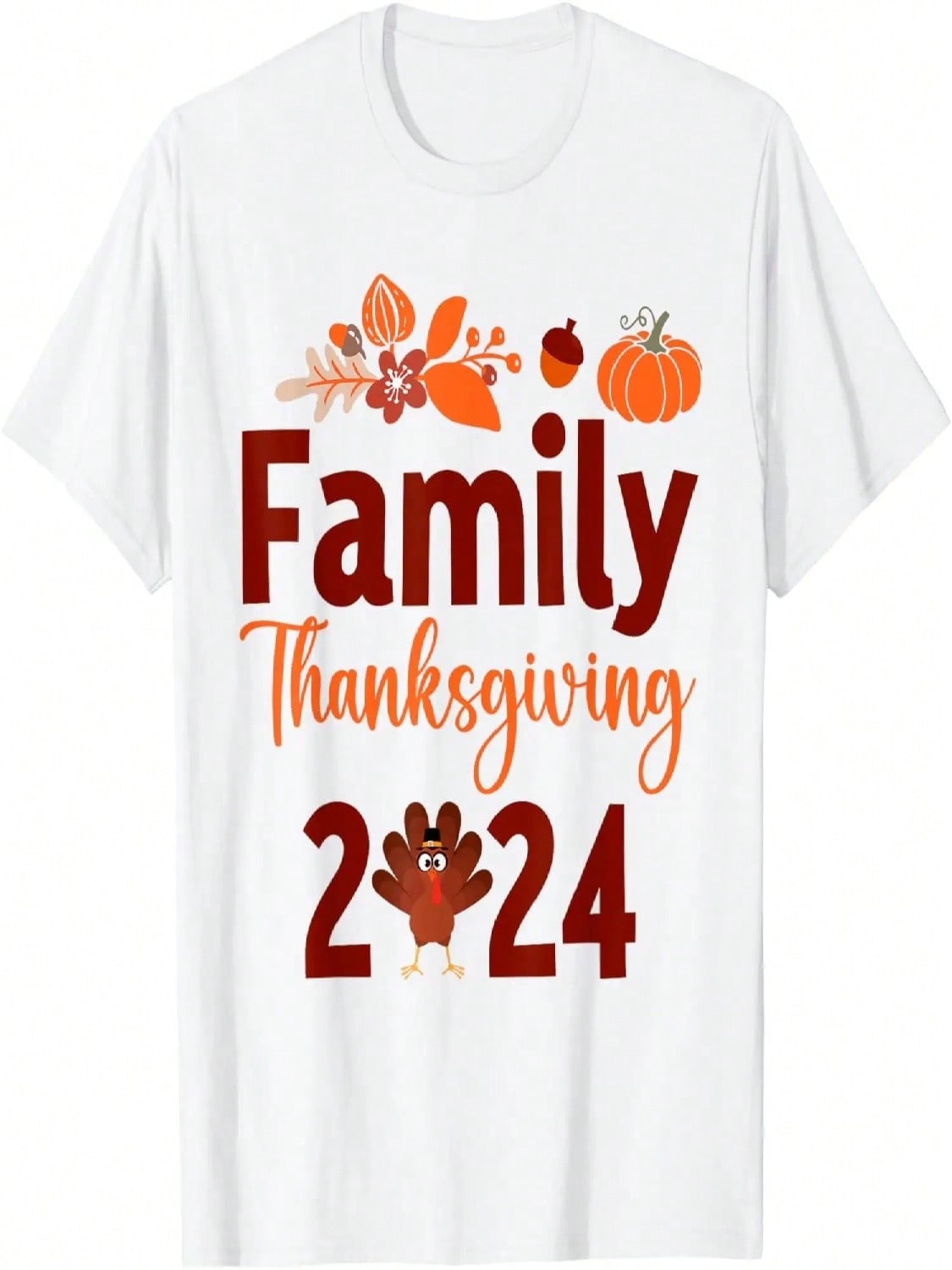 Family Thanksgiving 2024 Turkey Thanksgiving Matching Group T-Shirt S