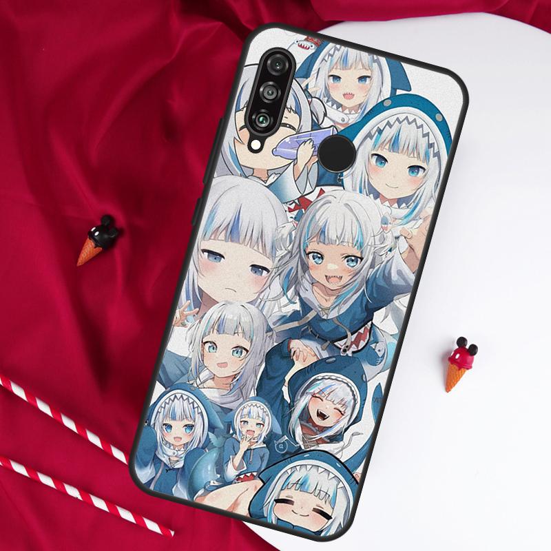 Anime Hololive Gawr Gura For Huawei Nova 7i 8i 11i 12i 12s 10 9 SE Y90 Y60 Y70 Y72 Y61 Y91 P60 Pro P30 P40 Lite Case