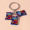 Fashion Resin Food Snacks Potato Chips Keychain for Women Handmade Keychains Car Key Handbag Pendant Jewelry Gifts