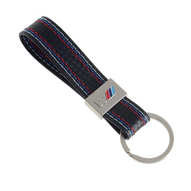 Leather Metal Logo Key Chain Car Keychain For BMW E46 E90 E39 E60 E36 E30 E61 E91 E92 E87 F10 F20 F30 X5 E70 E53 G30 E91 E92 E93 msbr98