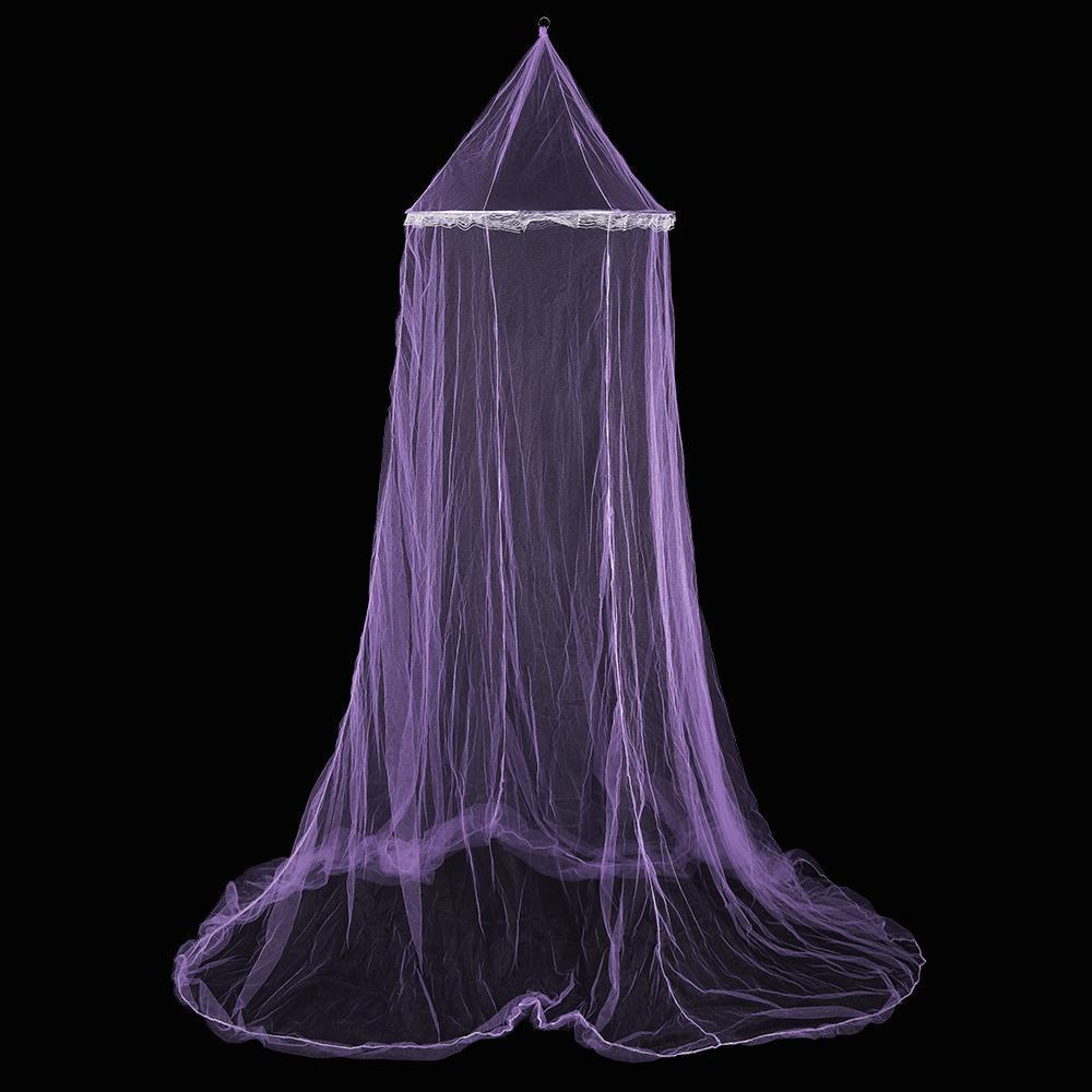 1PC Indoor Single-Person Princess-Style Dome Mosquito Net Bed Ceiling With Floor Installation And No Need For Assembly