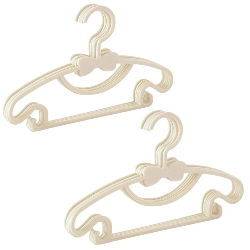 10Pcs Baby Hangers for Plastic Kids Hangers for Nursery -Childrens Hangers - Great As Toddler or Infant Clothes Hangers