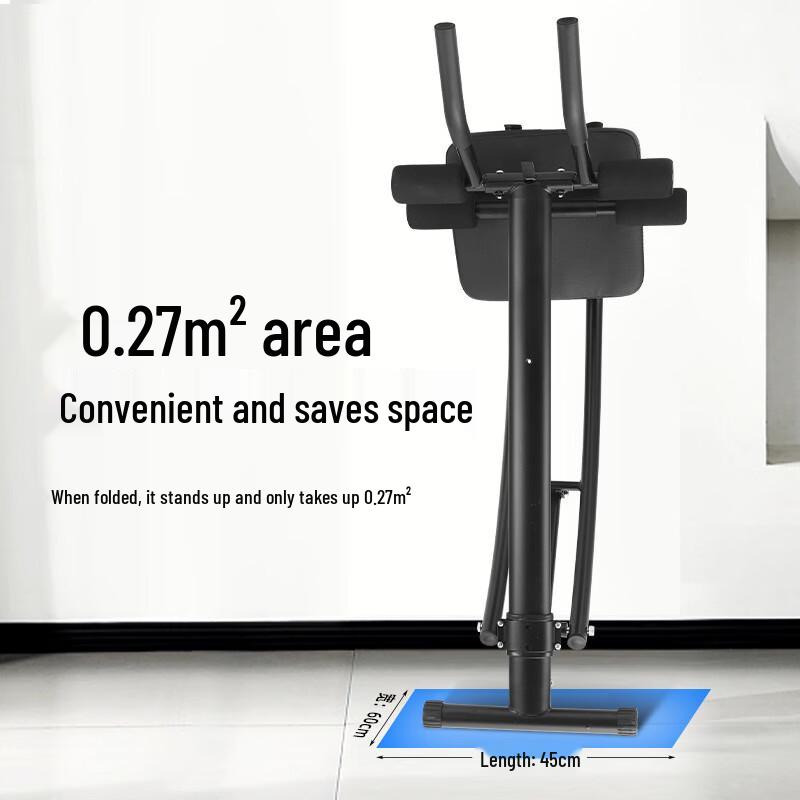 Dual-Track Foldable Abdominal Exerciser