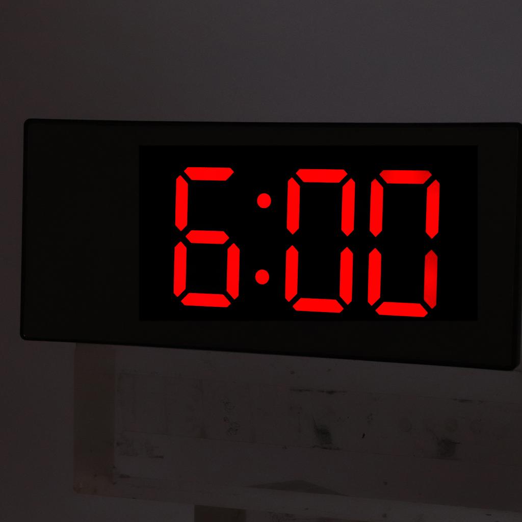 Mirror Digital Alarm Clock Temperature Display LED Curved Mirror Digital Electronic Clock for Home Bedroom Decor