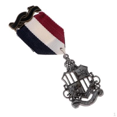 Vintage Steampunk Herren Abzeichen Brosche Pin Metall Medaille Kostüm Party Dekor