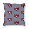 Utau Kasane Teto Square Pillowcase Polyester Linen Velvet Creative Zip Decorative Pillow Case Car Cushion Cover