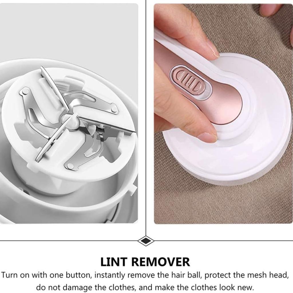 Aparat de bărbierit electric pentru țesături Dispozitiv pentru îndepărtarea scamelor Aparator de bărbierit portabil, reîncărcabil, pentru haine, acasă, inofensiv