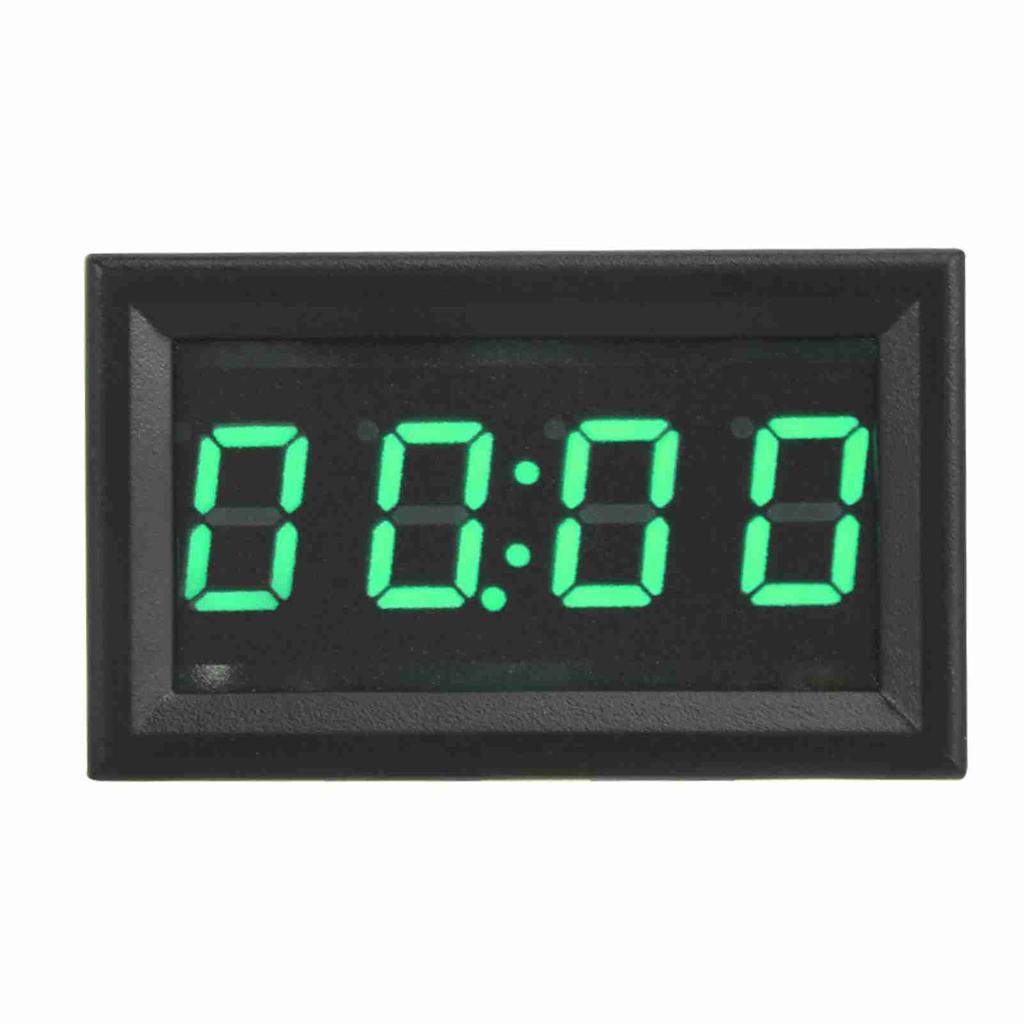 YB27T LED Electronic Digital Luminous Car Watch Clock Accessory Decoration