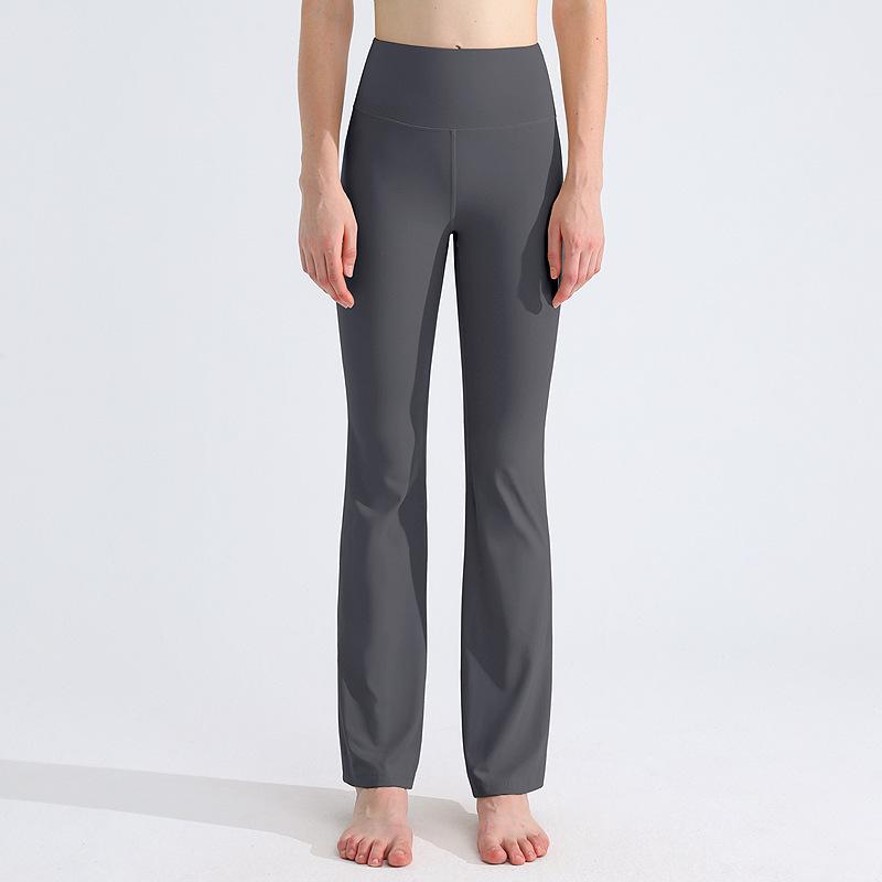 

Женские брюки клеш для йоги - Антибактериальные, с высокой посадкой, быстросохнущие, дышащие, эластичные фитнес-брюки Extra Large
