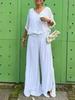 2024 Summer Women's Solid Color Chiffon Set - European & American Fashion