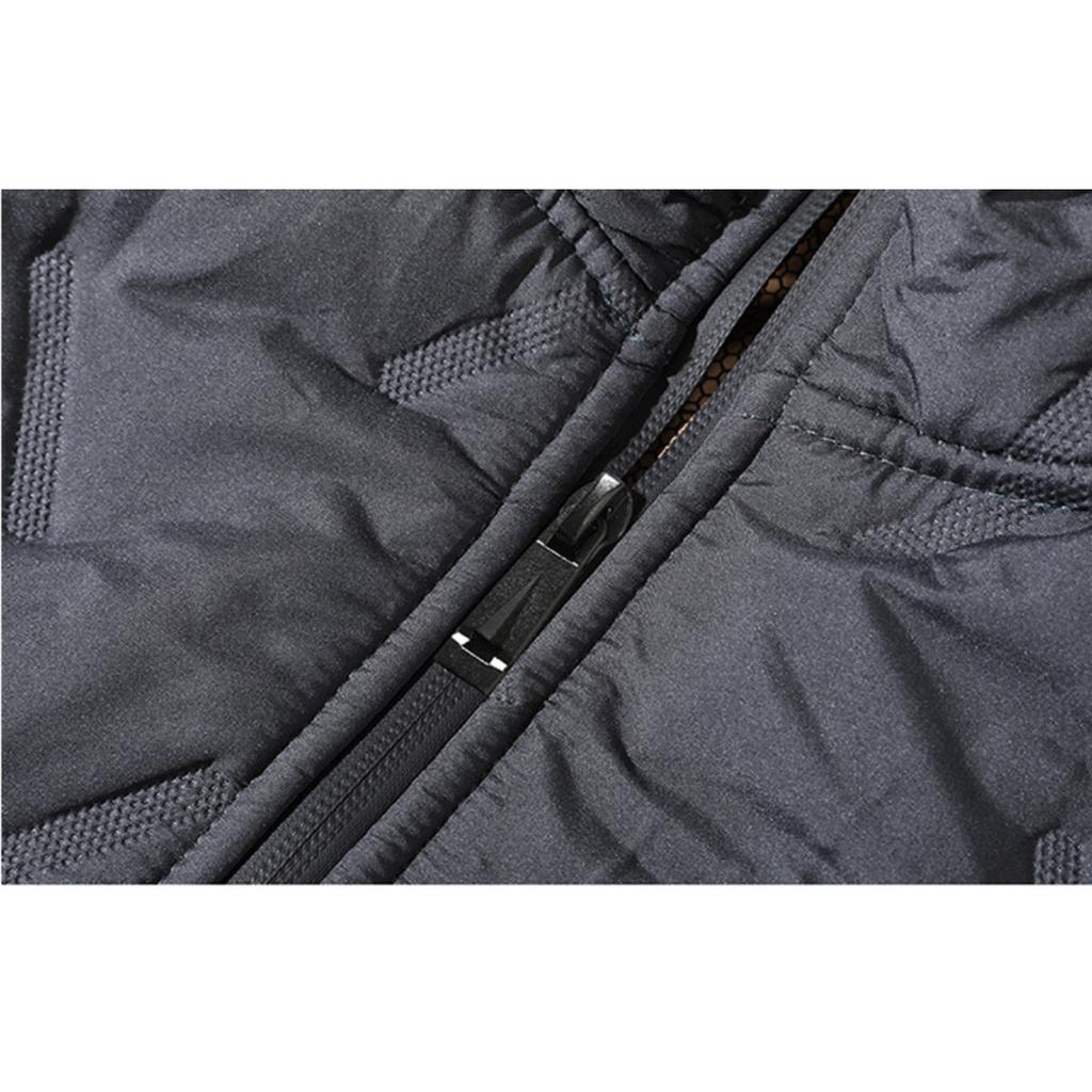 Hooded Cotton Jacket for Men with Plush Cotton Jacket for Winter, Warm Graphene Cotton Jacket, Ultrasonic Cotton Jacket for Men