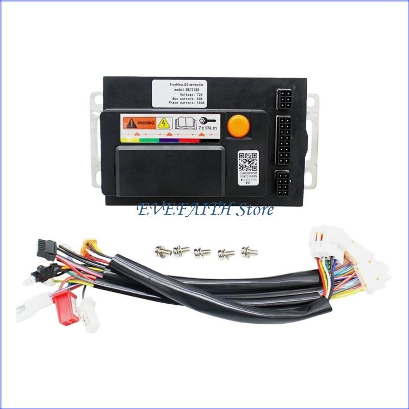 124B Robust Intelligent Sine Waving Brushless Motor Controller 1800W for Electric Vehicles Motorcycles Advanced Control System