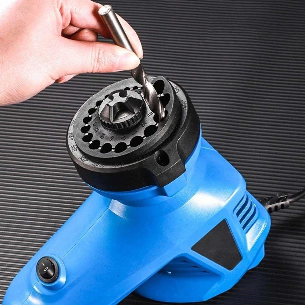 19 Holes Drill Bit Sharpener Electric Power Machine Drill Bit Grinder  For 3‑12mm