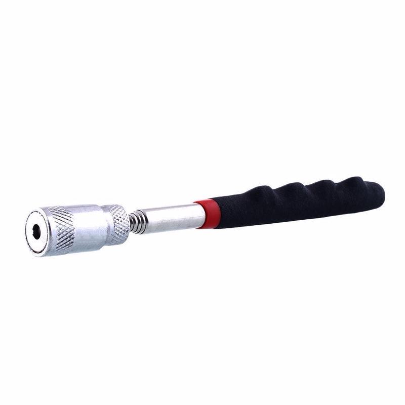 Mini LED Pick Up Tool Telescopic Magnetic Tool For Picking Up Nuts and Bolts New