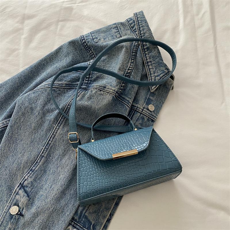 Crocodile Pattern Bag Women's 2025 New Fashion Texture Simple Design Women's Shoulder Bag