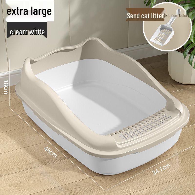 Halbgeschlossene geruchsdichte Katzen- und Hundetoilette