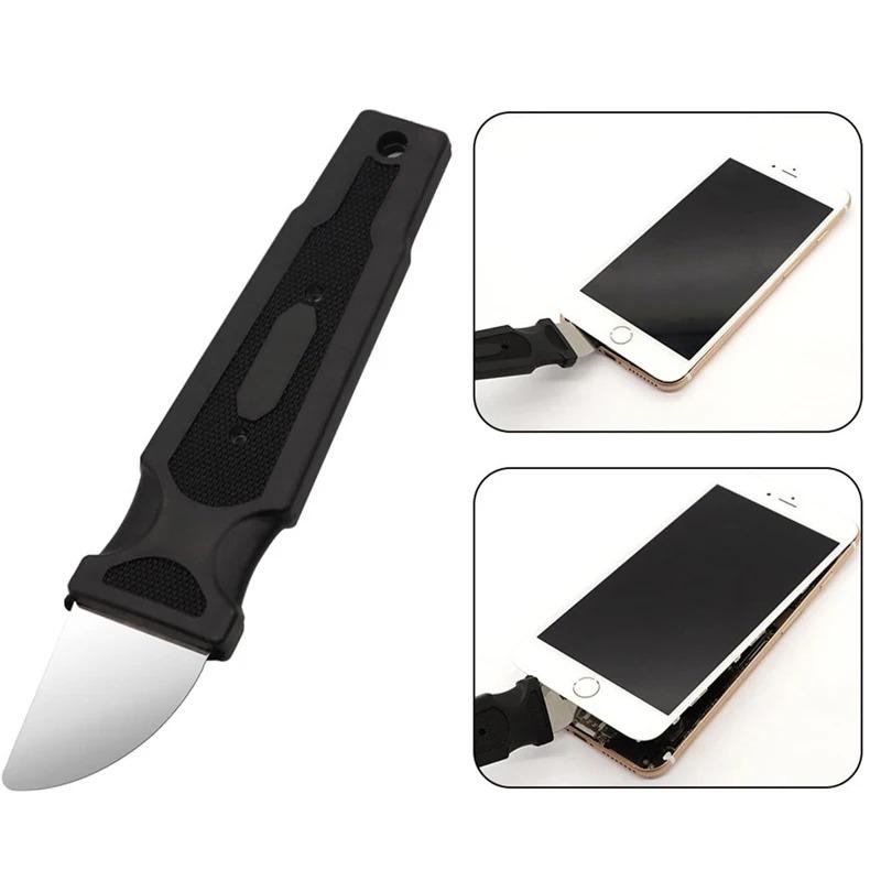 Crow Bar Stainless Steel Disassembly Tool Thin Disassembly Piece Metal Disassembly Stick Phone Tablet Repair Tool Crowbar